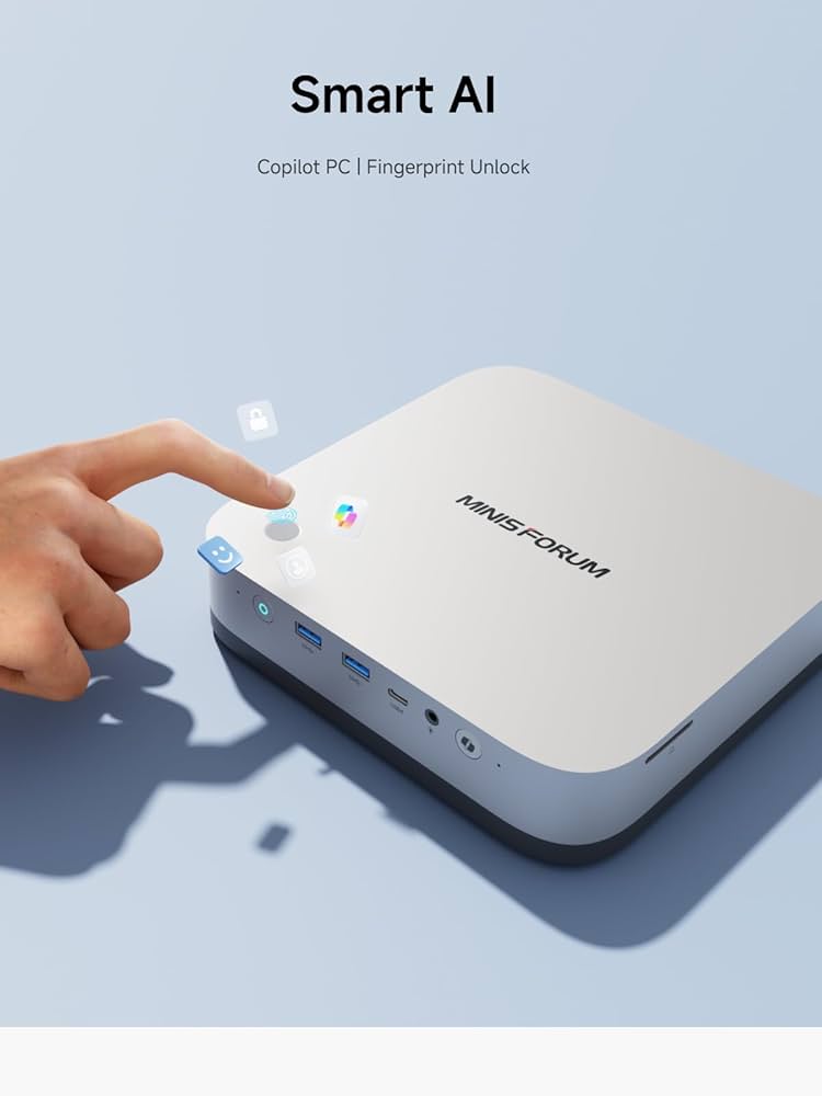 MINISFORUM Mini PC AI Mini PC X1 Pro, AMD Ryzen AI 9 HX370
